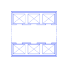 Layouts Elevators Lifts Banks Six Outline Drawing Svg Vector, Free Vectors File